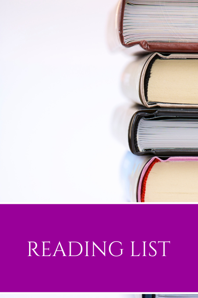 Collette's Book Club Reading List